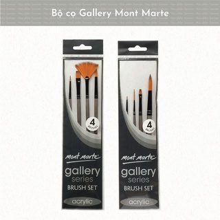 [Mã LIFEBOOK2 giảm 10% đơn 0Đ] [SUMMER] Bộ cọ Mont Marte 4 cây Gallery