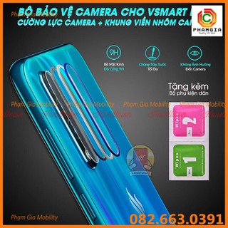 đai viền bảo vệ Camera cho Vsmart Live Cường Lực CAMERA + dán cho vsmart live