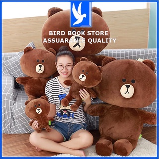 Gấu Bông Brown khổng lồ khổ vải 1M6 - Gối ôm ngủ hình thú hàng cao cấp Bird book