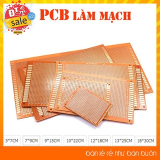 PCB Phíp Đồng Đục Lỗ - Hàn mạch thủ công