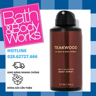 Xịt Thơm Toàn Thân Dành Cho Nam Bath And Body Works - Teakwood
