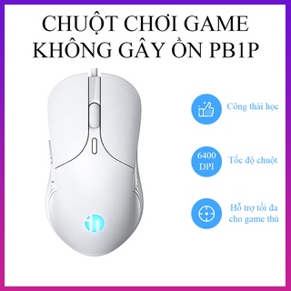 Chuột gaming có dây PB1, tích hợp đèn LED đổi màu, chế độ chống ồn, 400DPI dành cho game thủ, dân văn phòng... - k1319