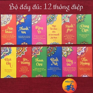 Bộ Lì xì Trong Suốt họa tiết nhà Phật Mandala [Tuyệt đẹp] - sự hoàn hảo của thế giới trong mắt Chư Phật