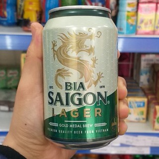 BIA SÀI GÒN LAGER LON 330ML set 4 lon
