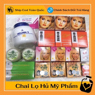 [Hàng chuẩn] Combo kem cho khách chuyên trộn, nguyên liệu, công thức làm kem trộn trắng da body