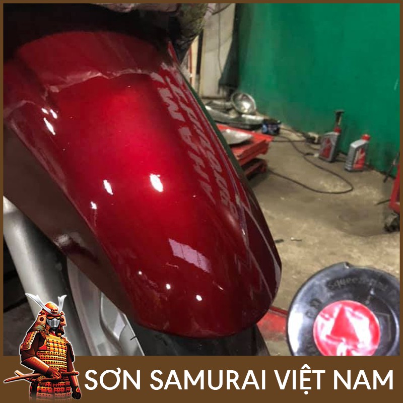 Chai sơn màu đỏ H138 Samurai