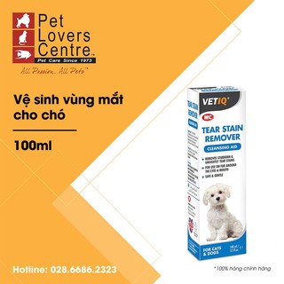 [Xuất xứ Anh] vệ sinh vùng mắt cho chó M&amp;C TEAR UM 100ml (TEAR STAIN REMOVER)