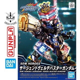 Gundam SDW Heroes Sergeant Verde Buster Bandai SD 03 Mô hình nhựa lắp ráp