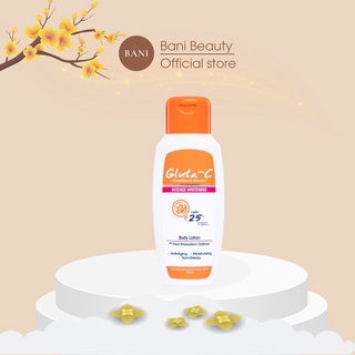 Body Lotion SPF 25+ Kem Dưỡng Thể Trắng Da Tối Ưu Gluta-C
