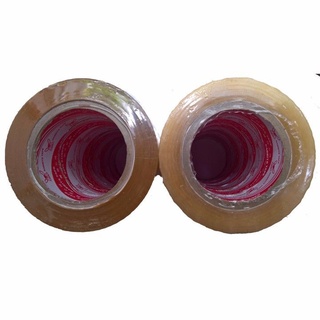 [10 cây - 60 CUỘN] BĂNG KEO TRONG DÁN THÙNG LOẠI 2.0 KG/ CÂY. 1 LỐC 10 CÂY (60 CUỘN). VI TÍNH QUỐC DUY.