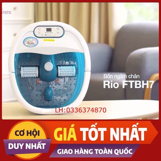 [CHUẨN CHÍNH HÃNG] BỒN NGÂM CHÂN RIO FTBH7 CHÍNH HÃNG CON LĂN TỰ ĐỘNG - BH 24 THÁNG - XUẤT XỨ ANH