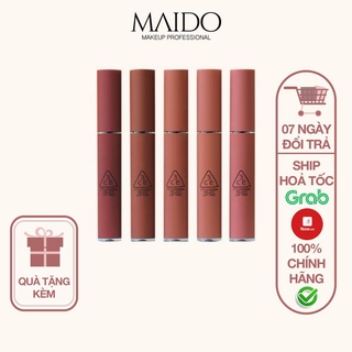 Son 3CE Velvet Lip Tint son kem lì chống dính cốc mền mịn lâu trôi S001 MAIDO cosmetics