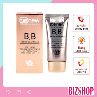 Kem nền che khuyết điểm cao cấp BB Ốc Sên Benew nhập khẩu chính hàng Hàn Quốc 50ml