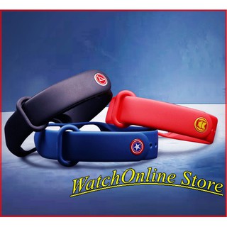 Bộ 3 dây Avengers dành cho Xiaomi Miband 3 / Miband 4