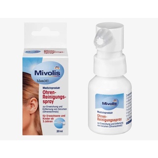 Xịt tan ráy tai Mivolis 20ml cho trẻ em và người lớn