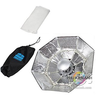 beauty dish fototech 70cm 85cm 100cm bạc ngàm bowen xếp gọn