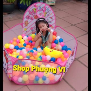 Lều bóng kitty kèm 100 bóng nhựa Việt Nam cao cấp