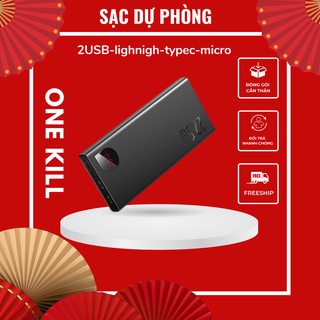 Chính Hãng  Pin Sạc dự phòng Sạc nhanh iphone 12,pro PD 3.0,PD 22,5W Baseus10.000mAh,2USB và 1Type-C