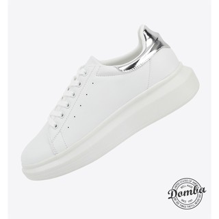 Giày thể thao sneaker Domba gót bạc ánh kim thời trang nam nữ H-9116