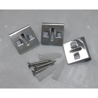 Giá treo gương phòng tắm 3 cái - kẹp gương