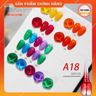 Sơn gel AS chính hãng chai đỏ mã A18 (sơn thạch) 15ml
