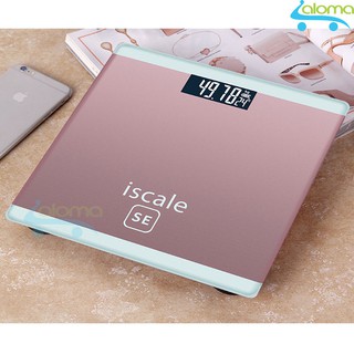 Cân sức khỏe điện tử 180kg kiểu dáng iphone ISCALE SE-PINK