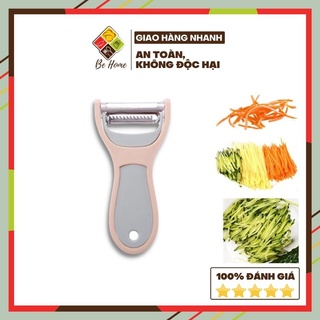 Dụng Cụ Nạo Rau Củ Đa Năng Bằng Nhựa Lúa Mạch BEHOME Nạo Gọt Củ Quả 2in1, Dụng Cụ Bào Lúa Mạch Tiện Ích