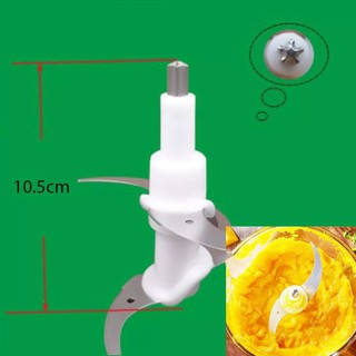 Lưỡi dao kép thay thế dùng cho máy xay thịt cối dung tích 2L Có chiều cao trục dao 10,5cm