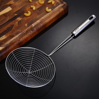 Muỗng (Vá) Lưới Vớt Đồ Ăn Từ Thép Không Gỉ - 2 Size