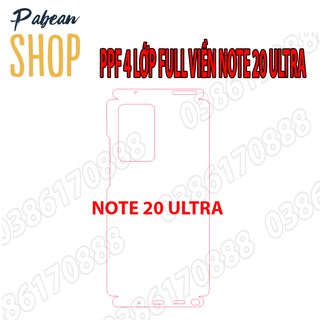 Dán Lưng FULL viền full Lỗ loa ( 4 lớp ) cho SAMSUNG NOTE 20 ULTRA