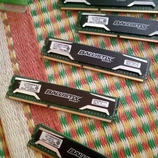 ram rucial ballixtix ddr3 4gb và 8gb tản nhiệt  buss  1333 /1600 / 1866 / 2133 / 2400