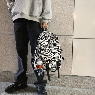Balo UNIBAG phong cách thời sinh viên.học sinh hoạ tiết ngựa vằn siêu cá tính -HOTTRED nhất hiện nay BL608