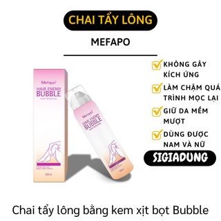 [SGD] Xịt Tẩy Lông - Chai Xịt Wax Lông Dạng Bọt Bubble Vùng Bikini, Nách Không Đau 8255