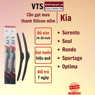 Cần gạt mưa Silicon thanh mềm dành cho xe Kia: Sorento, Soul, Rondo, Sportage, Optima - khohangcap1_ad