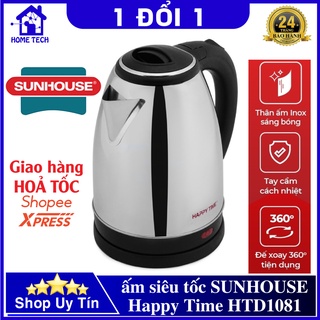 Ấm siêu tốc Happy Time Sunhouse HTD1081 Inox siêu bền (1.8 lít)
