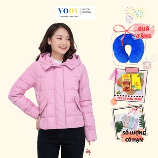Áo Phao Nữ YODY Dáng Ngắn Siêu Nhẹ, Độ Mềm Mịn Vượt Trội, Giữ Nhiệt Tốt PHN3005