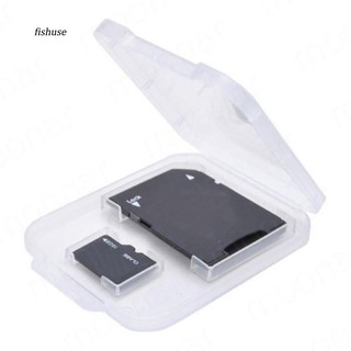Hộp đựng thẻ nhớ SD TF bằng nhựa trong suốt