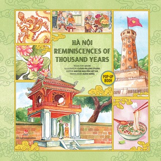Sách - Hà Nội - Reminiscences of thousand years - Sách Pop up 3D - NXB Kim Đồng