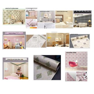 Bộ sưu tập các mẫu giấy dán tường có họa tiết hoa văn châu âu ( sang trọng và cá tính) - khổ rộng 45cm co keo sẵn
