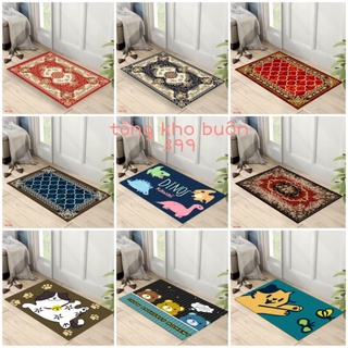[GIÁ HỦY DIỆT] thảm lau chân thấm hút tốt chống trơn trượt kích thước 40x60, trang trí nhà cửa, thảm chùi chân