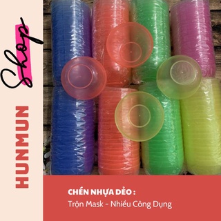 Chén Nhựa Dẻo Trộn Mặt Nạ Bột