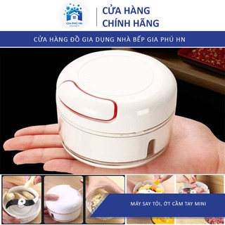 Máy Xay Tỏi, Ớt Cầm Tay Mini ⚡ Siêu RẺ ⚡ Máy Say Mini Bằng Tay- Say( tỏi,ớt,hành...). Thích Hợp Cho Các Cuộc Giã Ngoại