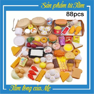 Bộ Đồ Chơi Nấu Ăn DIMSUM 88 Chi Tiết Cho Bé Siêu To Loại 1 Có Hộp