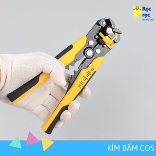 Kìm tuốt dây điện, dây cáp, bấm cos đa năng 0.2 - 6mm Cao Cấp