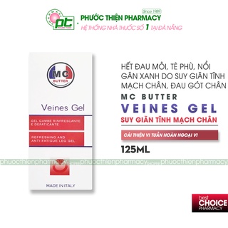 Kem bôi hỗ trợ suy giãn tĩnh mạch chân của Ý Veines Gel MC Butter 125ml