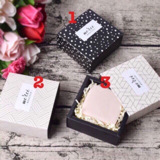 [7.5*7.5*4 SỈ 5.5K] Hộp quà hộp socola Valentine 4v bi sóng S không phụ kiện