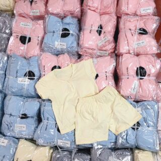 Quần áo hè. Bộ cotton xuất hàn cho bé