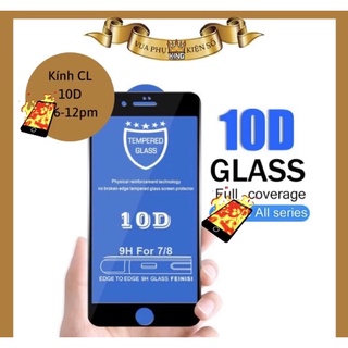 Kính cường lực 10D bảo vệ toàn màn hình cho 6/6s->13pm