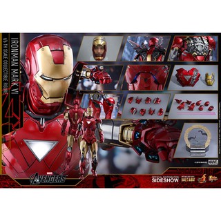 Mô hình Hottoys 1/6 MMS378 D17 Iron Man MK 6