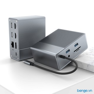 Cổng chuyển HyperDrive Gen2 12 in 1 USB-C Hub cho Macbook, iPad Pro 2018/2020, PC &amp; Devices - G212